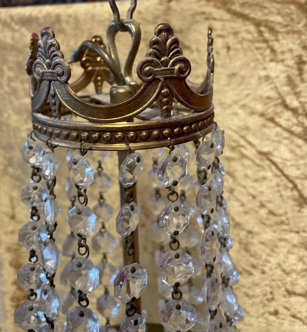 French empire style basket chandelier View IV