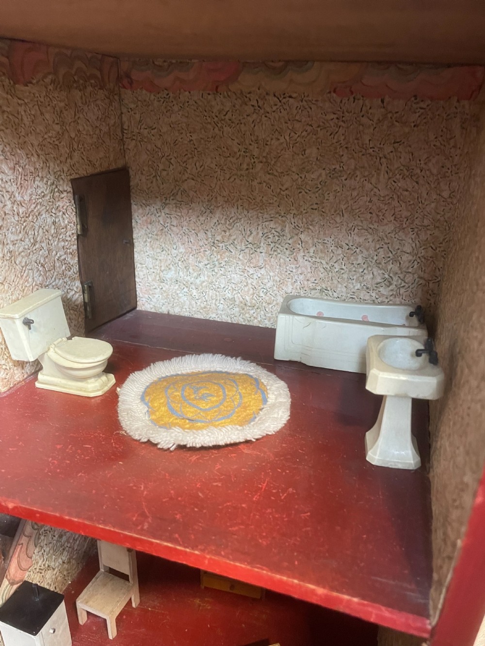 Naive early 20th century corner dolls house View IX