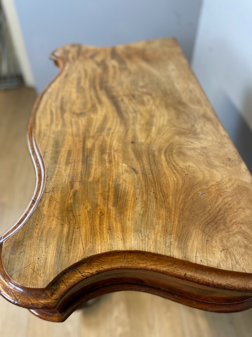 Nineteenth century mahogany card table  View XII