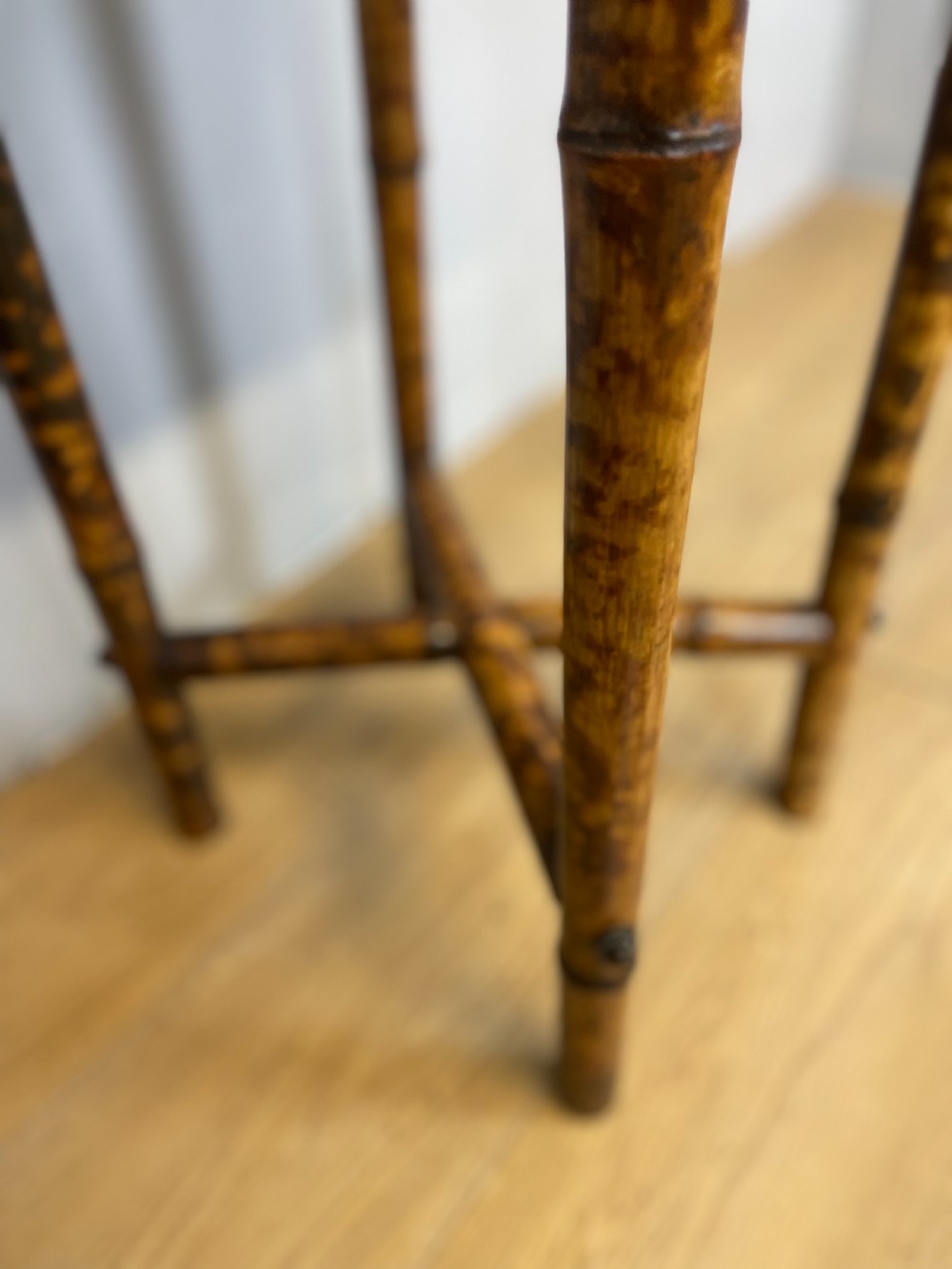 Bamboo chess table advertising Plasmon cocoa View VI