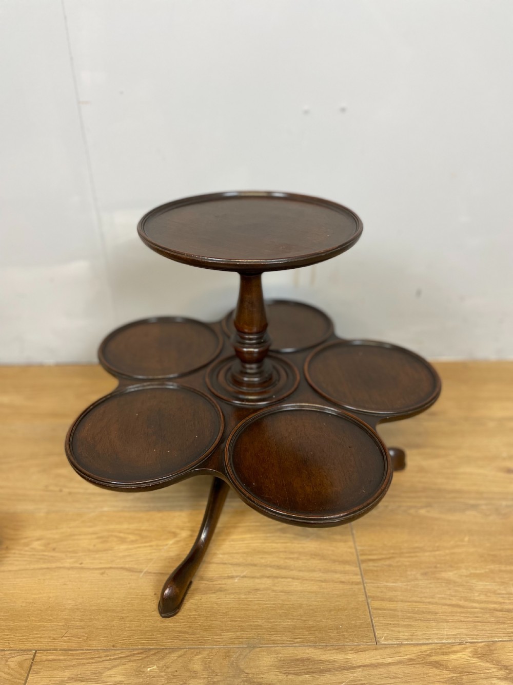 Nineteenth century mahogany lazy Susan 