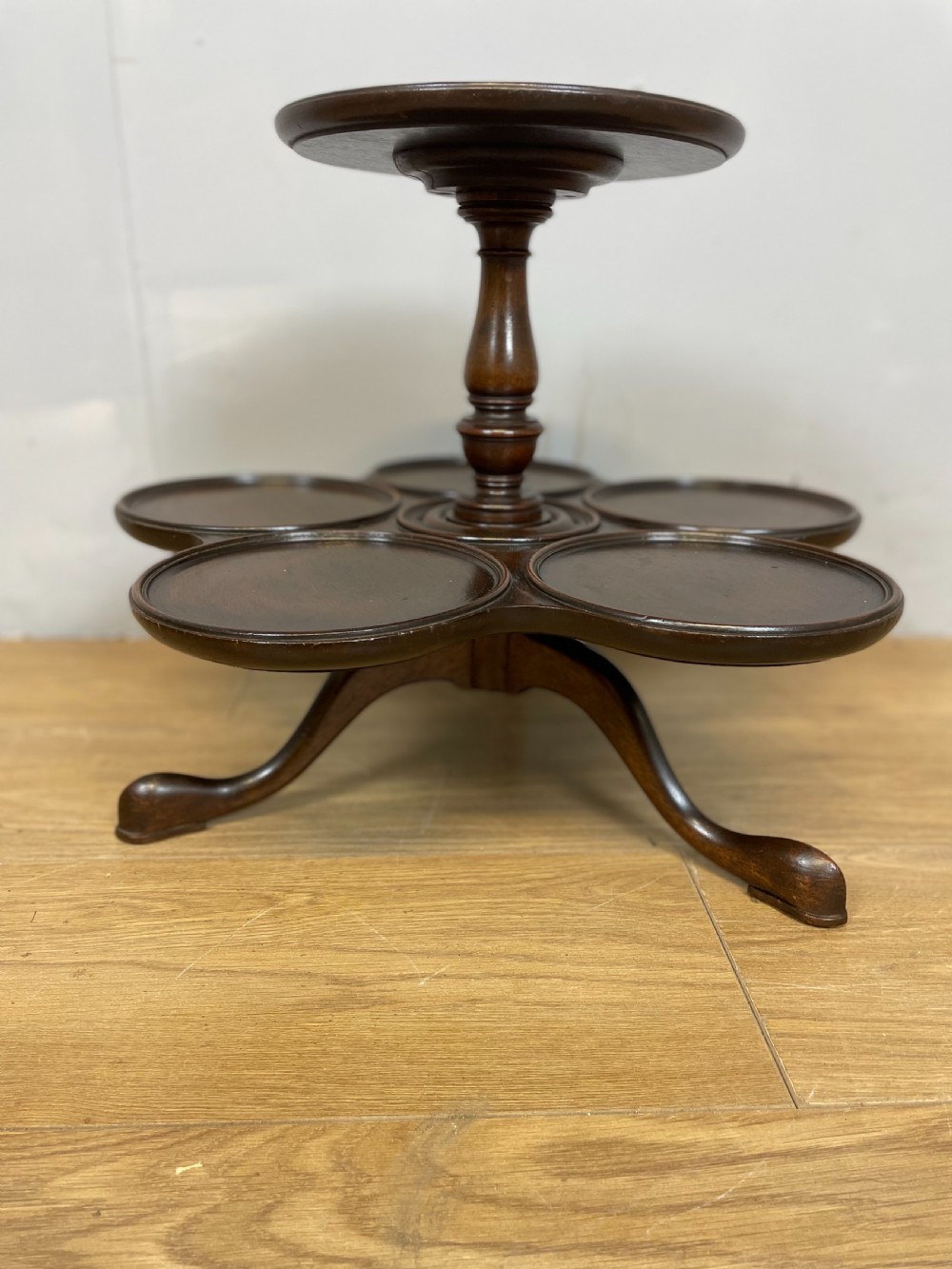 Nineteenth century mahogany lazy Susan  View IV