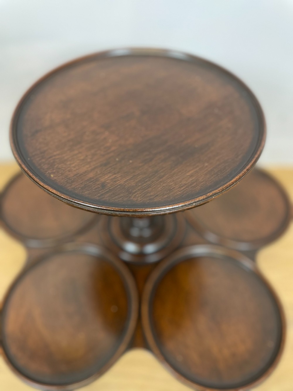 Nineteenth century mahogany lazy Susan  View VII