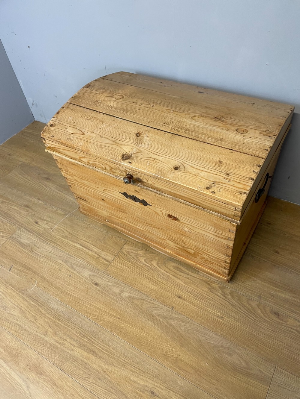 Nineteenth century dome topped pine trunk  View IV