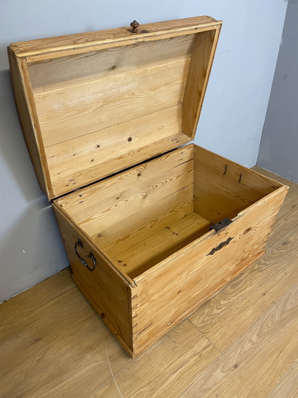 Nineteenth century dome topped pine trunk  View VI