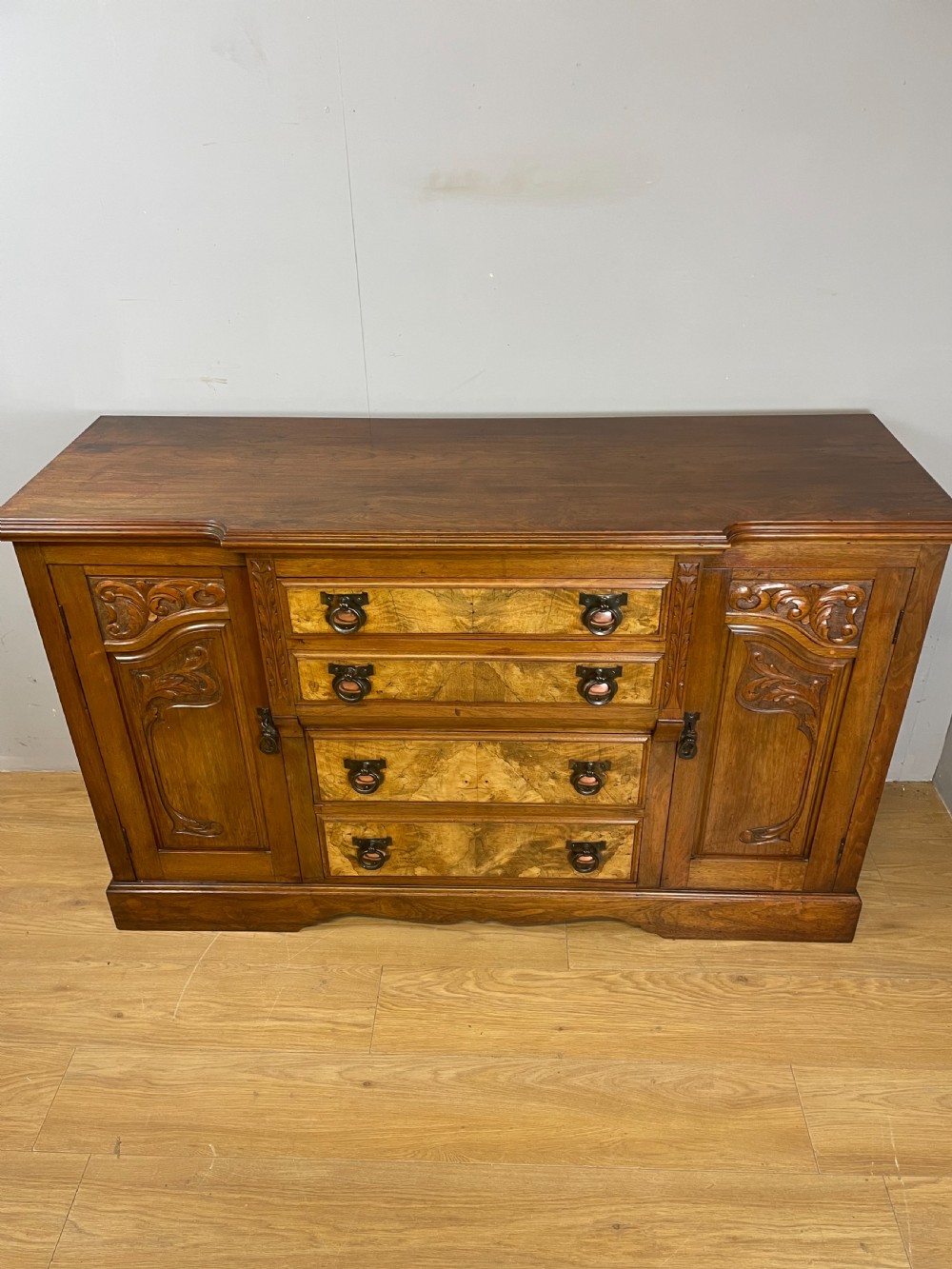 Nineteenth century Walnut sideboard  View II