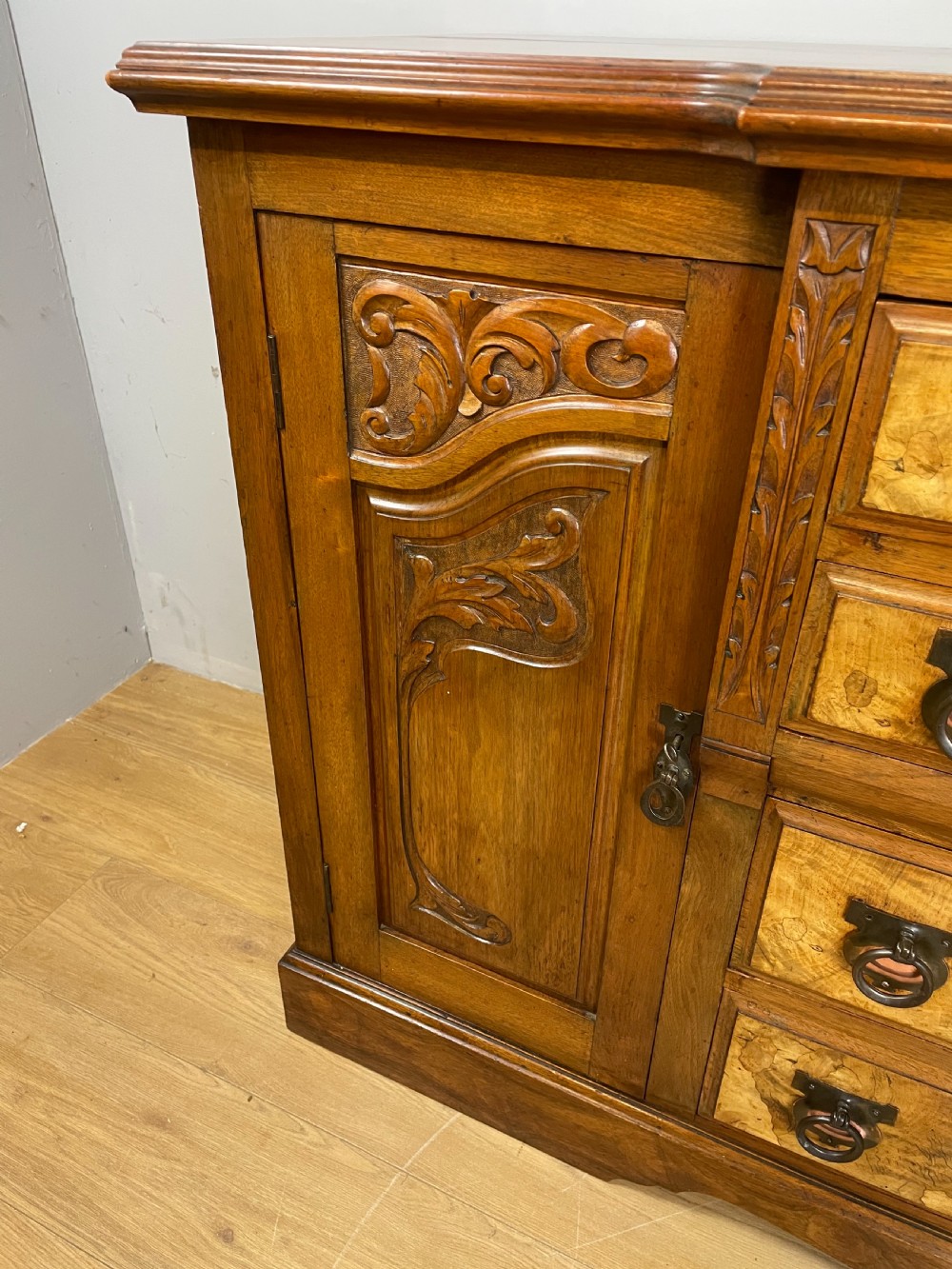Nineteenth century Walnut sideboard  View III
