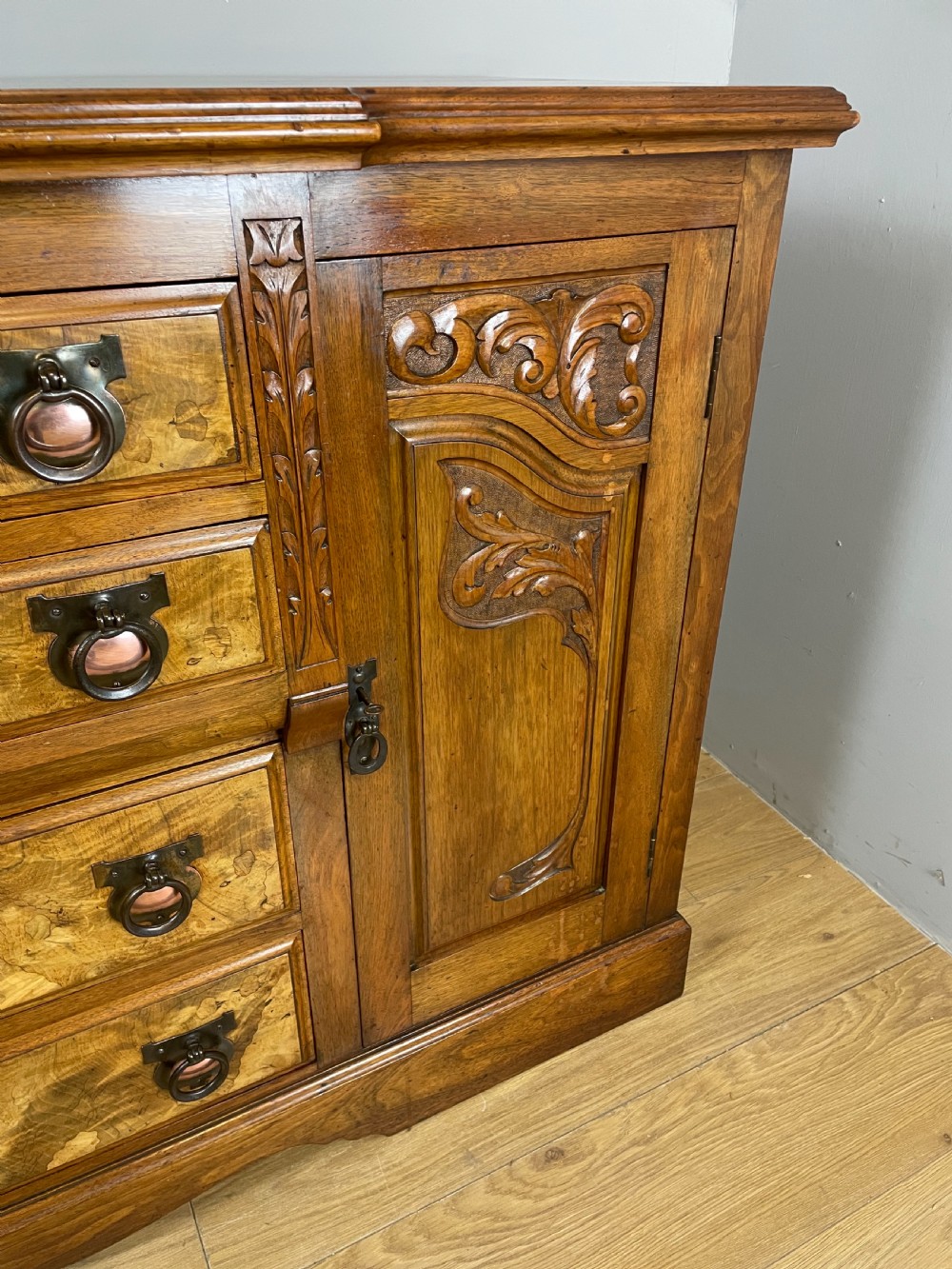 Nineteenth century Walnut sideboard  View IV
