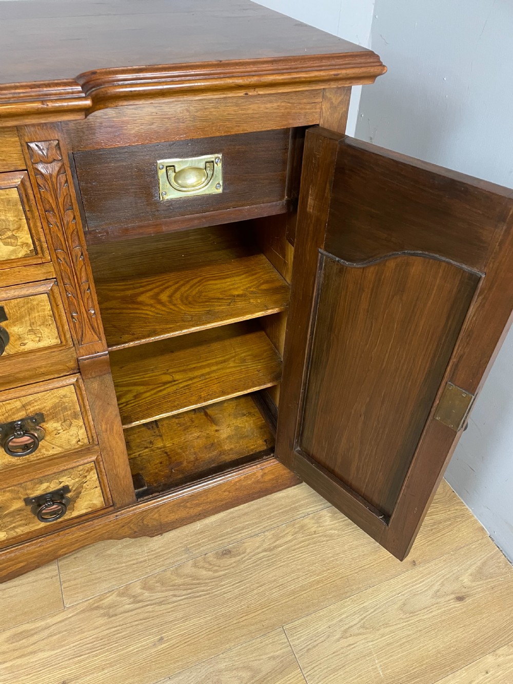 Nineteenth century Walnut sideboard  View VIII