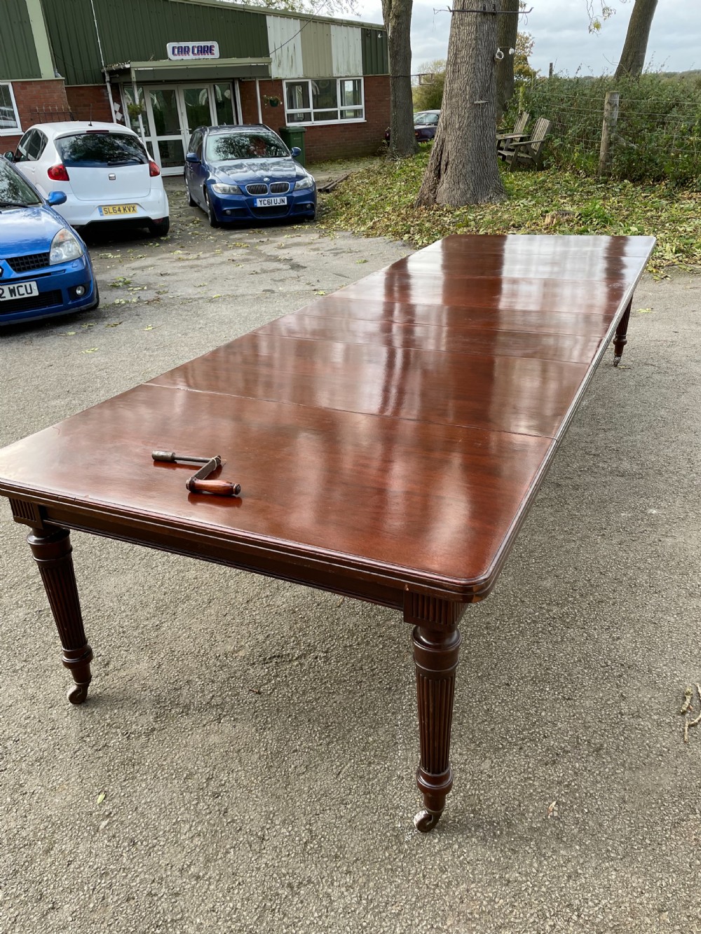 Edwards and Robert’s 14 seater mahogany dining table  View II