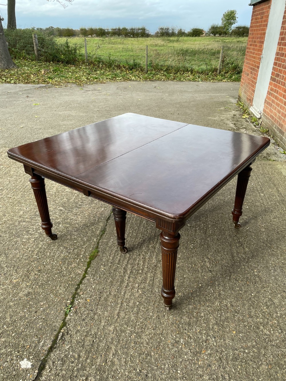 Edwards and Robert’s 14 seater mahogany dining table  View VI