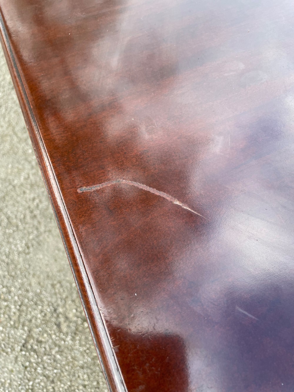 Edwards and Robert’s 14 seater mahogany dining table  View X