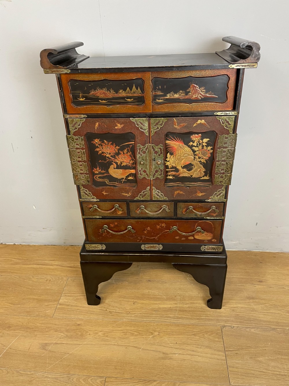 Antique Japanese Meiji period Tansu  View II