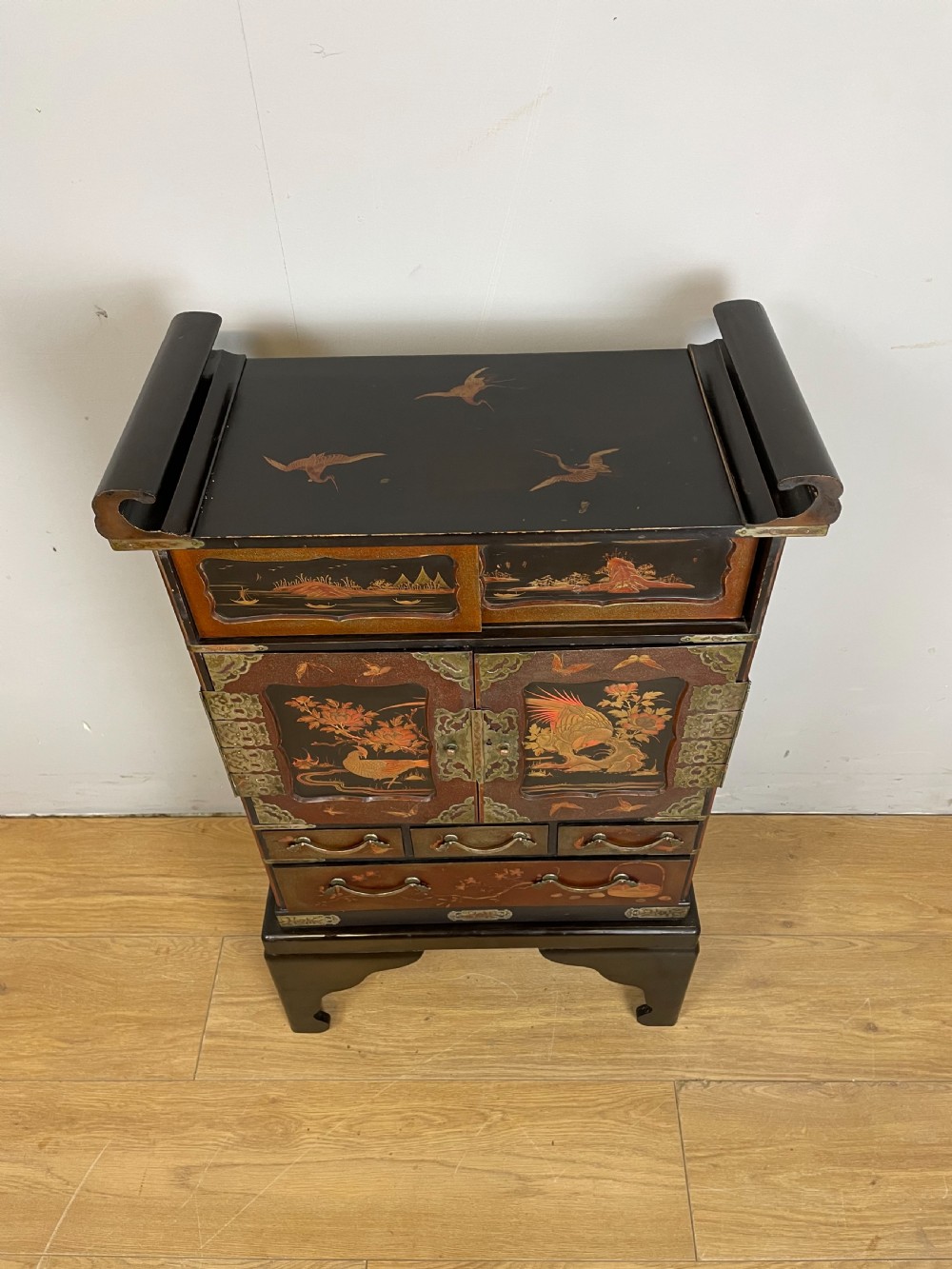 Antique Japanese Meiji period Tansu  View III