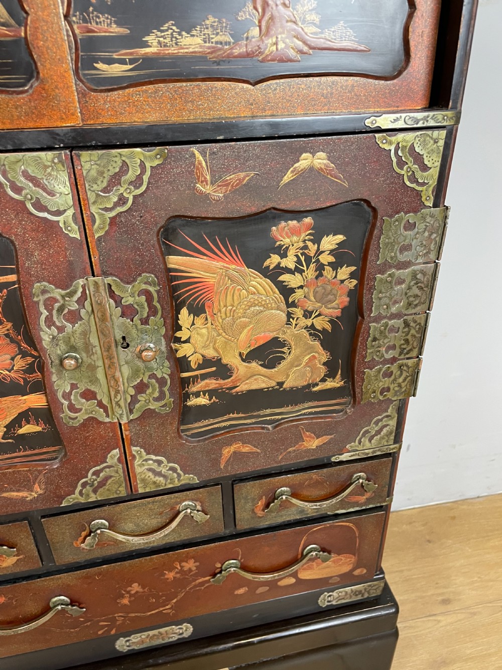Antique Japanese Meiji period Tansu  View V