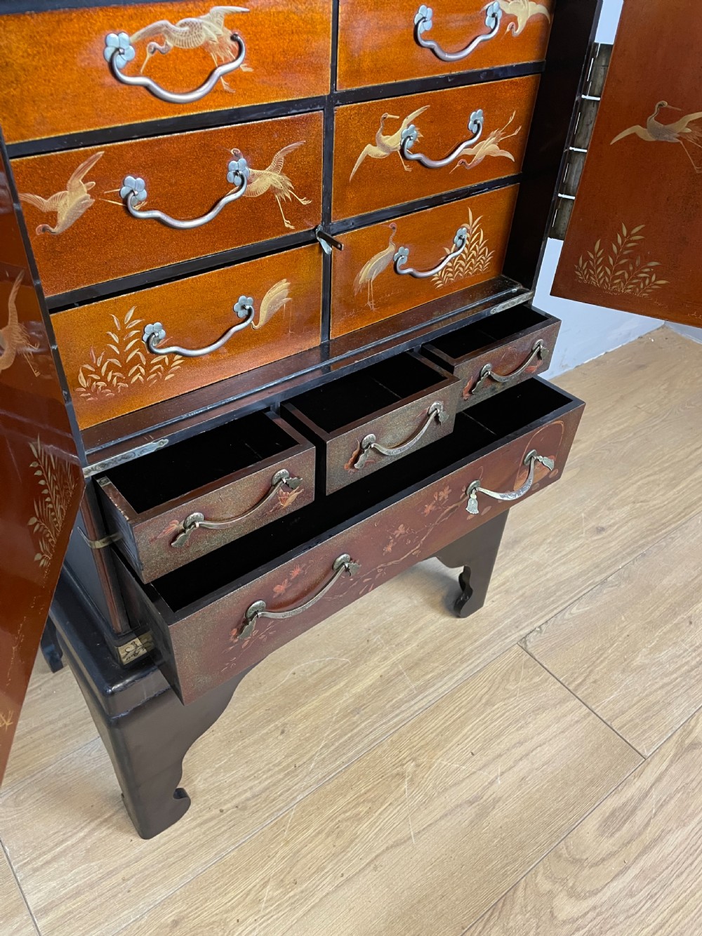 Antique Japanese Meiji period Tansu  View XI