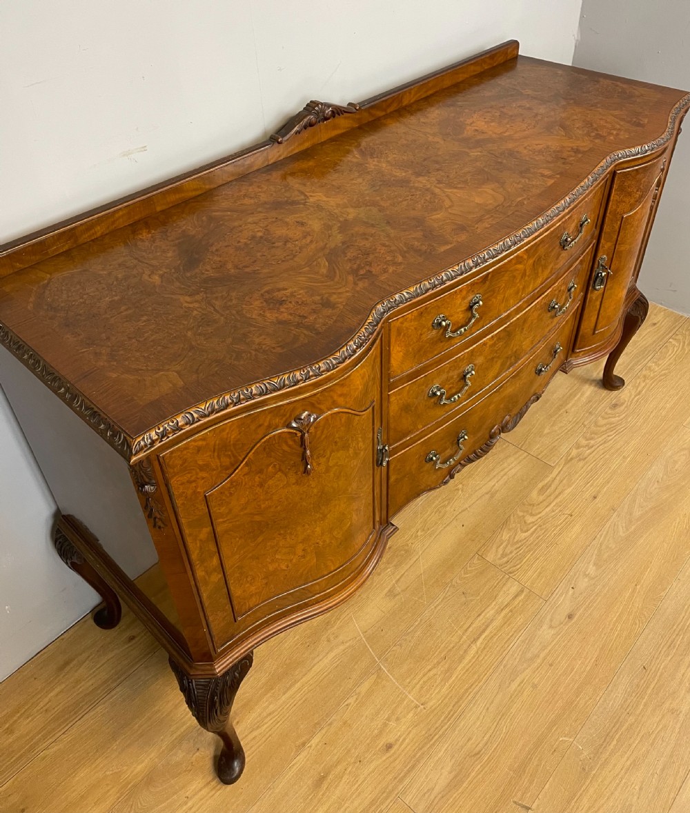 Epstein style burr walnut sideboard  View III