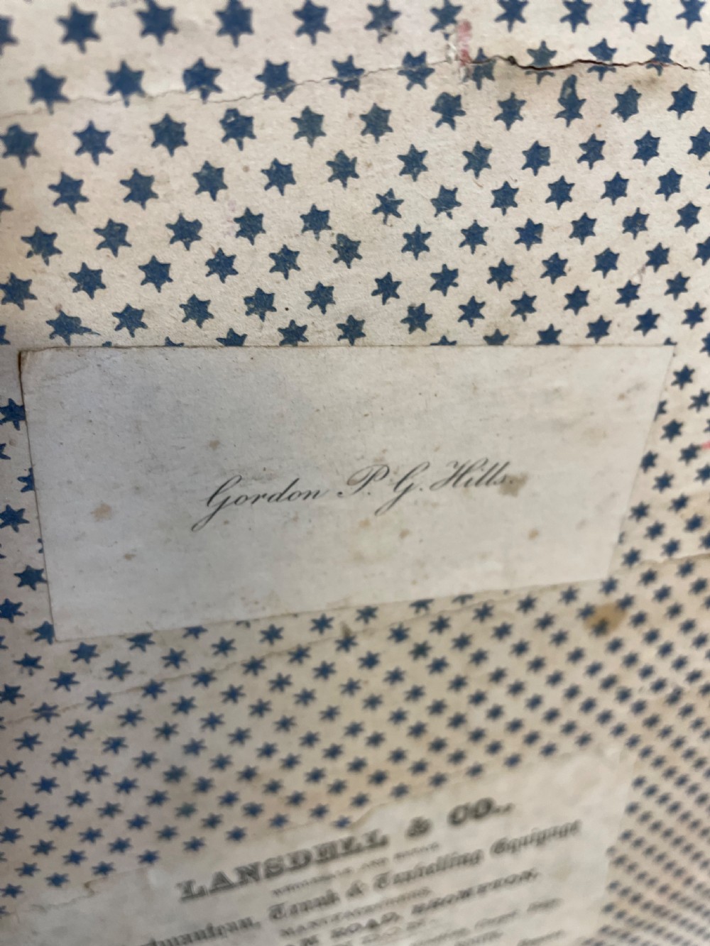 Georgian leather covered camphor wood box  circa 1820 View X