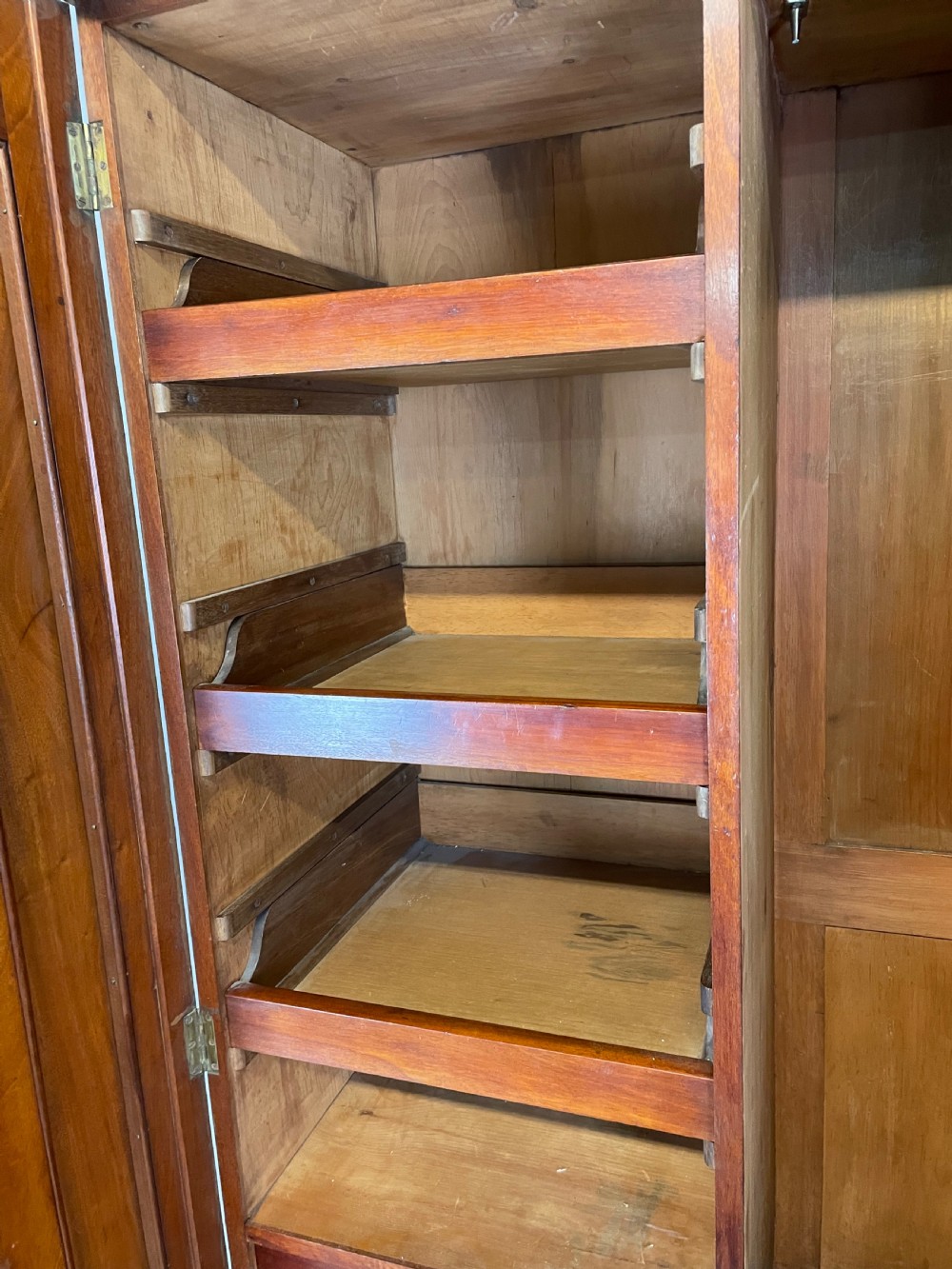 Nineteenth century satin birch wardrobe  View VII
