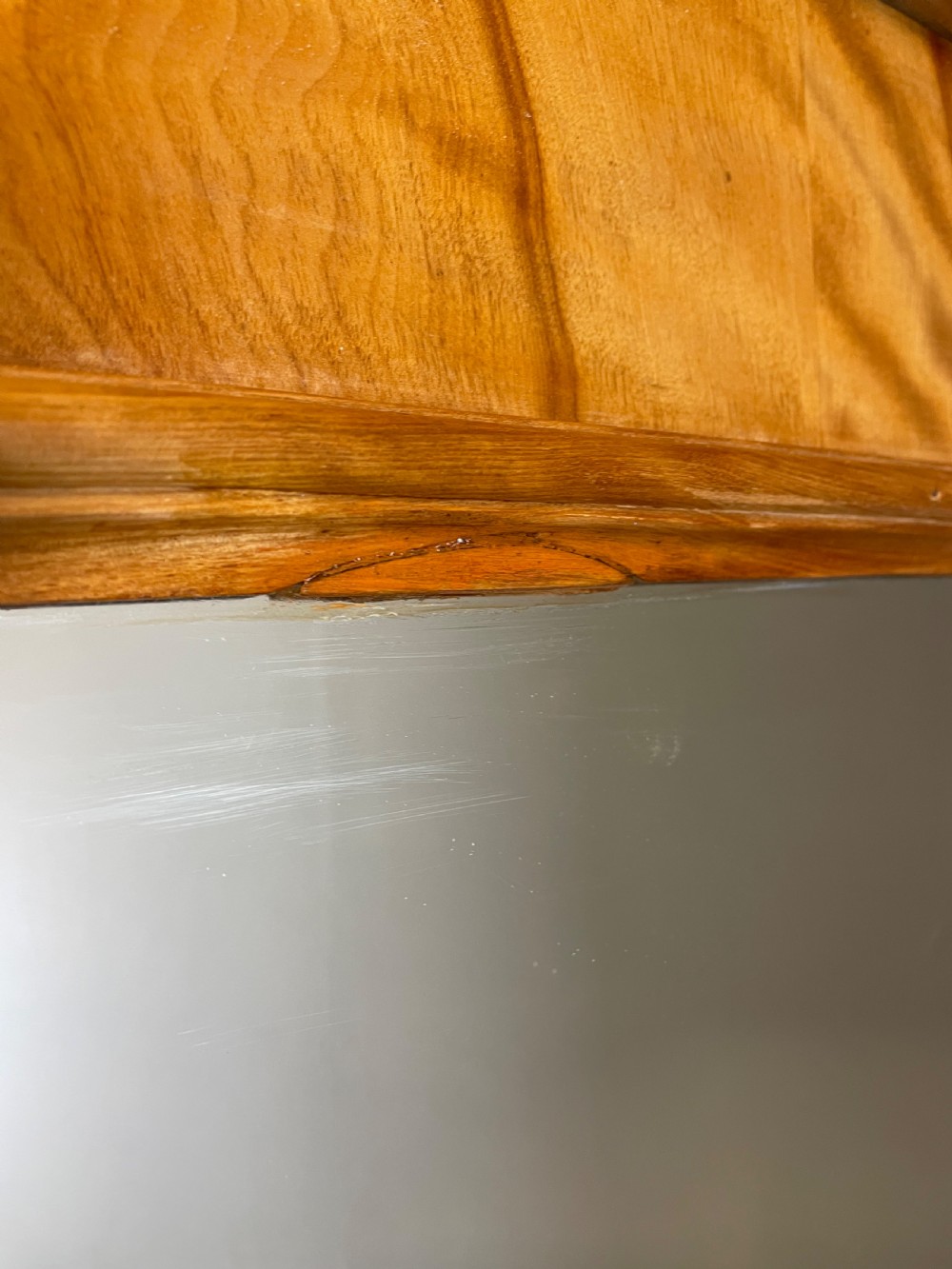 Nineteenth century satin birch wardrobe  View X