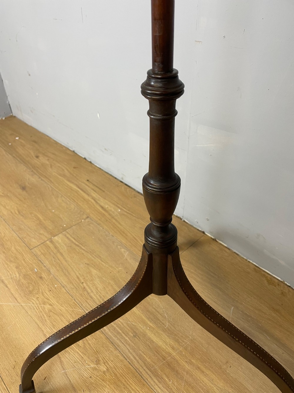Nineteenth century inlaid mahogany music stand  View XVI