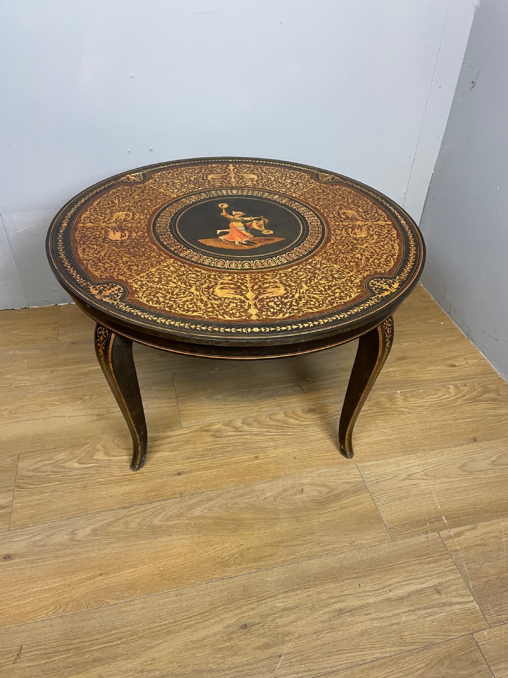 Italian marquetry coffee table circa 1930
