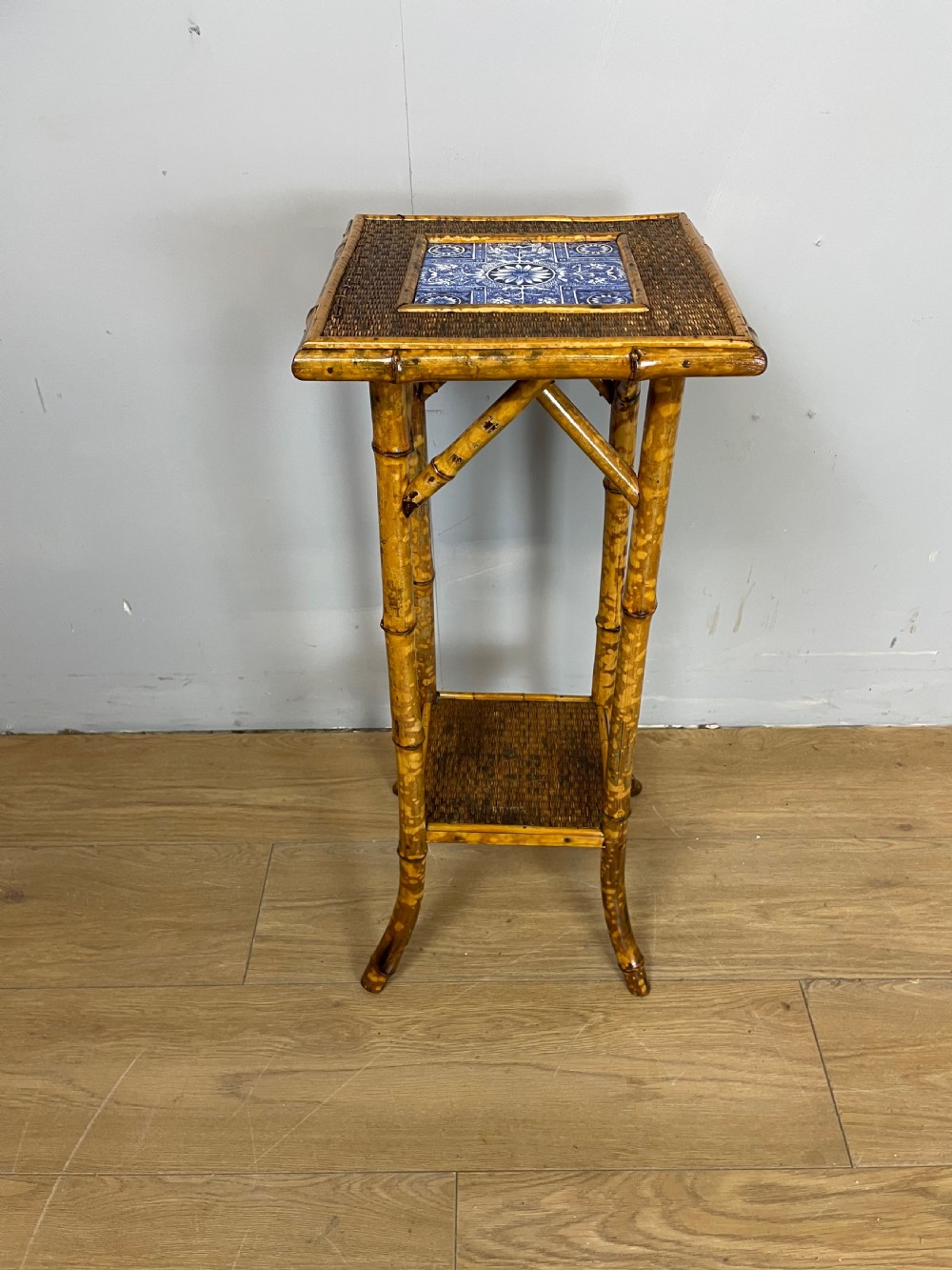 C19TH aesthetic movement bamboo plant stand  View IV
