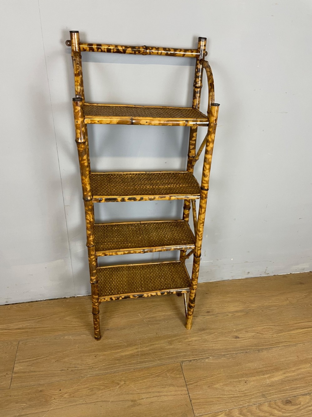 Late nineteenth century bamboo shelves  View III