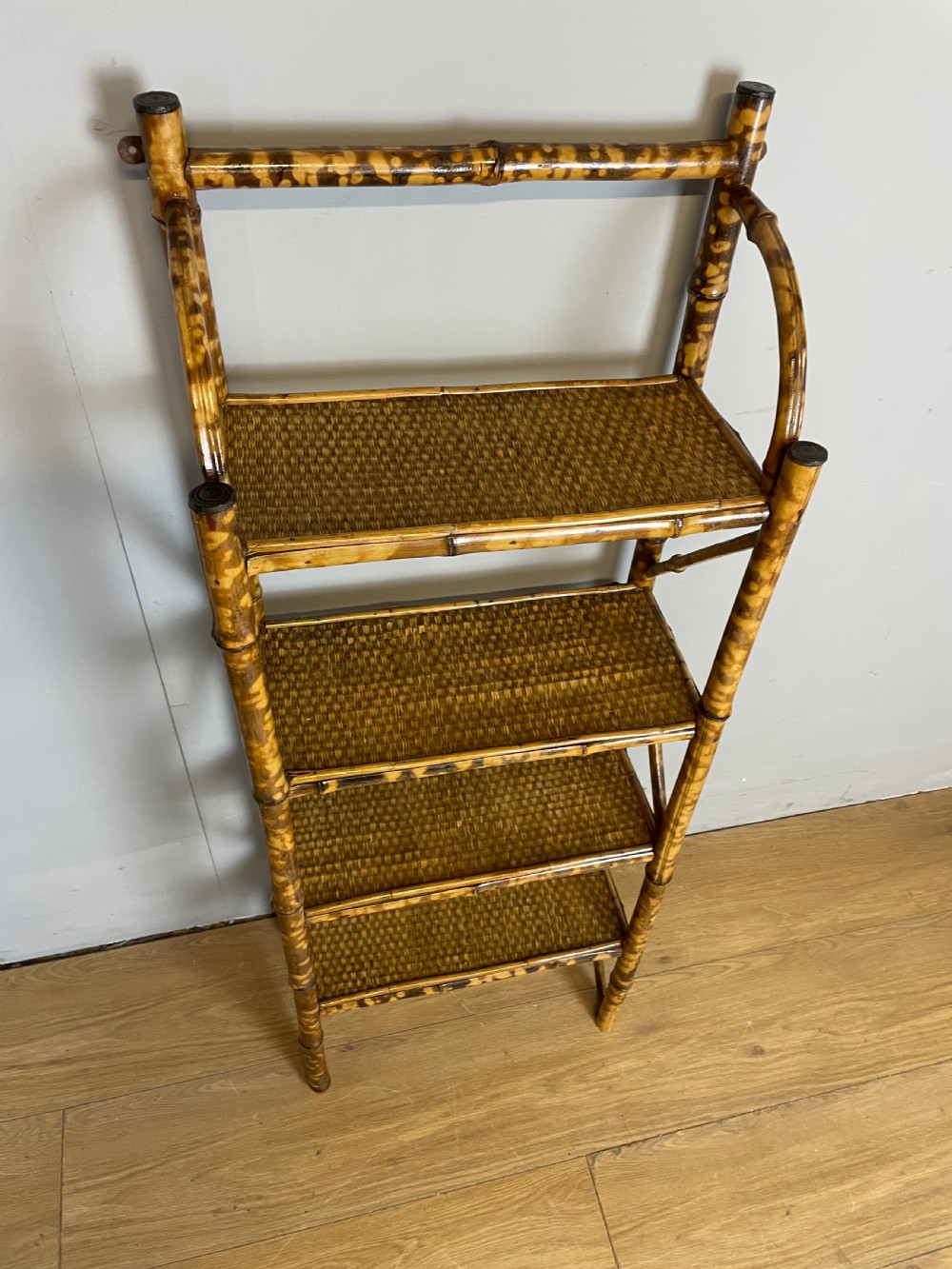 Late nineteenth century bamboo shelves  View IV