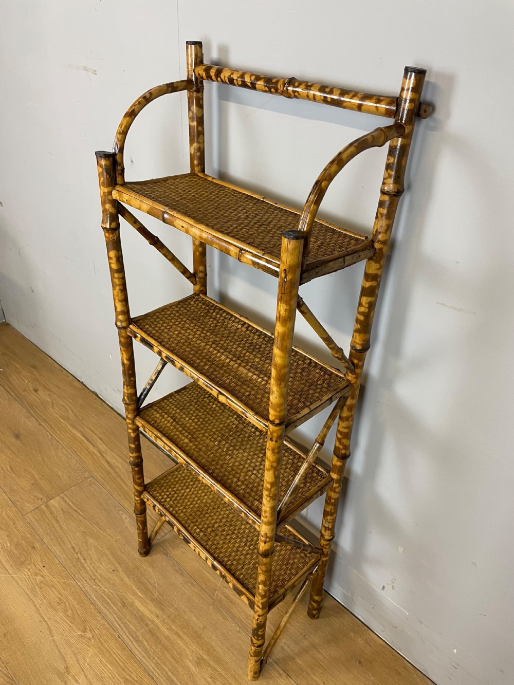 Late nineteenth century bamboo shelves  View V