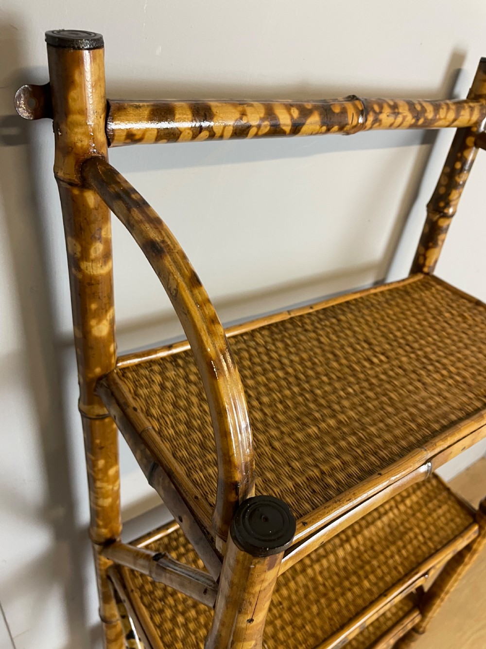 Late nineteenth century bamboo shelves  View VIII