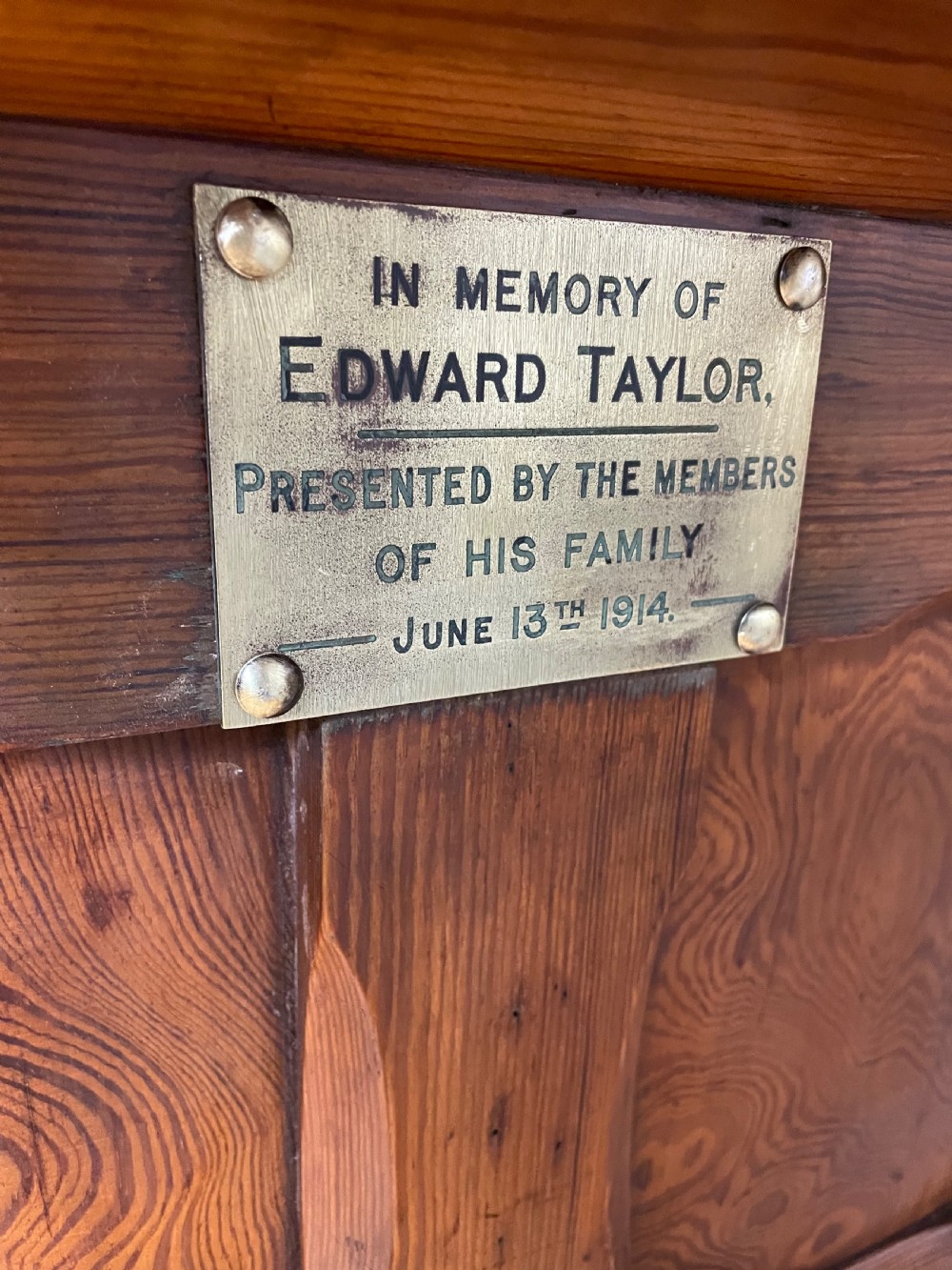 Edwardian ecclesiastical pine lectern View VII