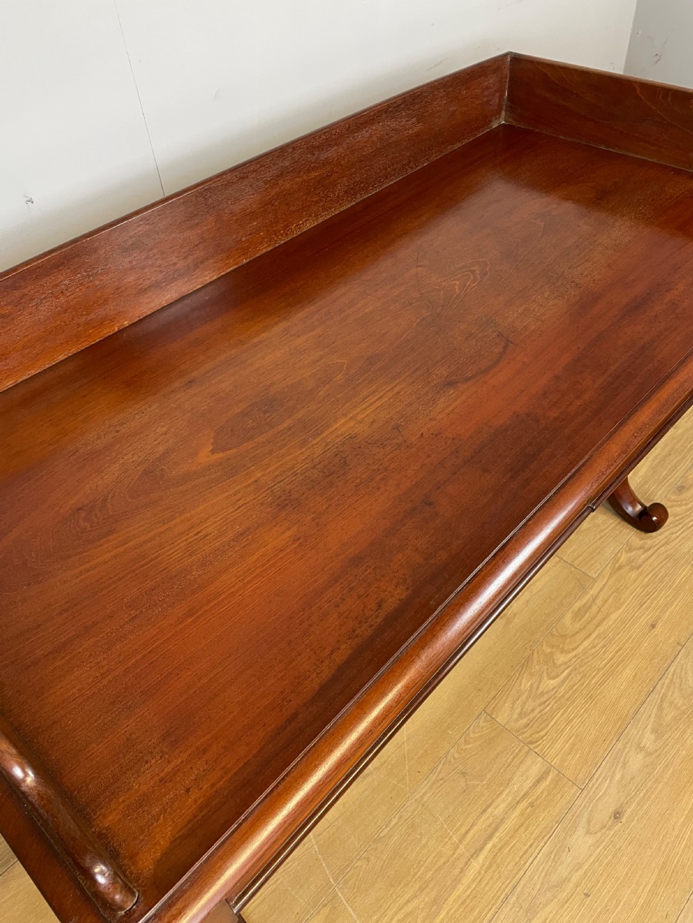 C19TH mahogany two drawer writing table View II