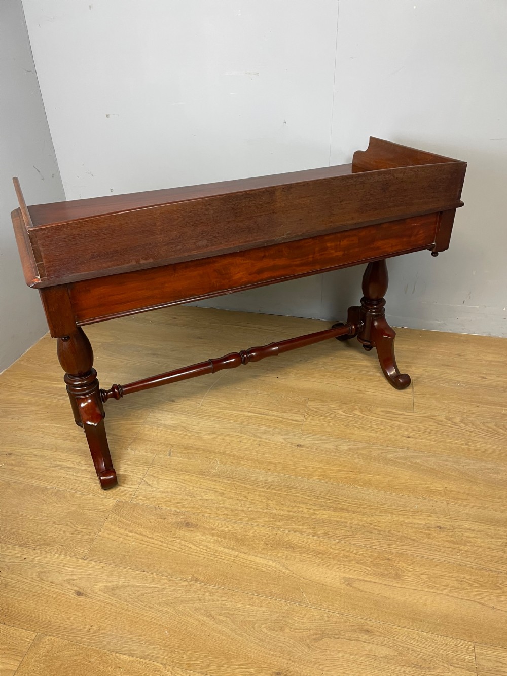 C19TH mahogany two drawer writing table View VIII