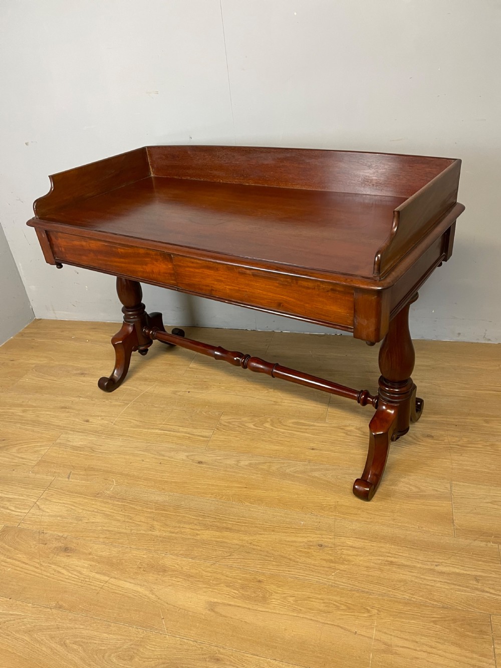 C19TH mahogany two drawer writing table View XI