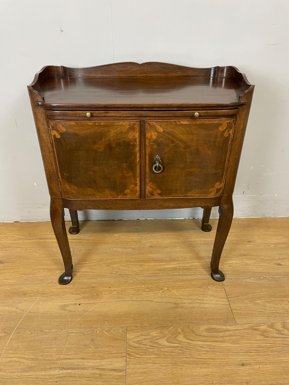 Mahogany bedside cupboard by Whytock and Reid Edinburgh 