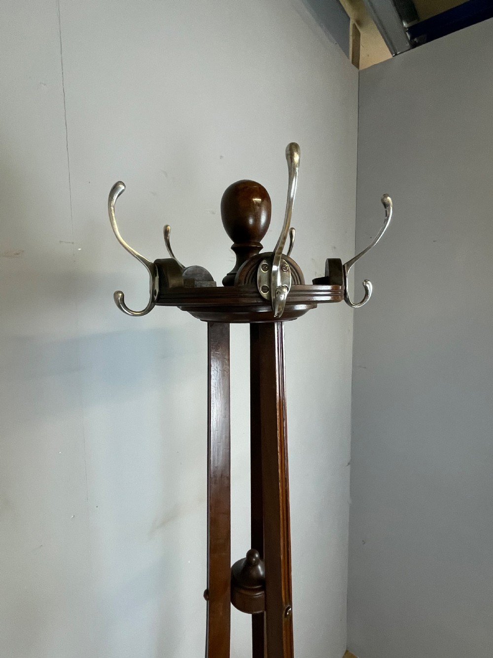 Edwardian hat and coat stand with revolving top section  View VII