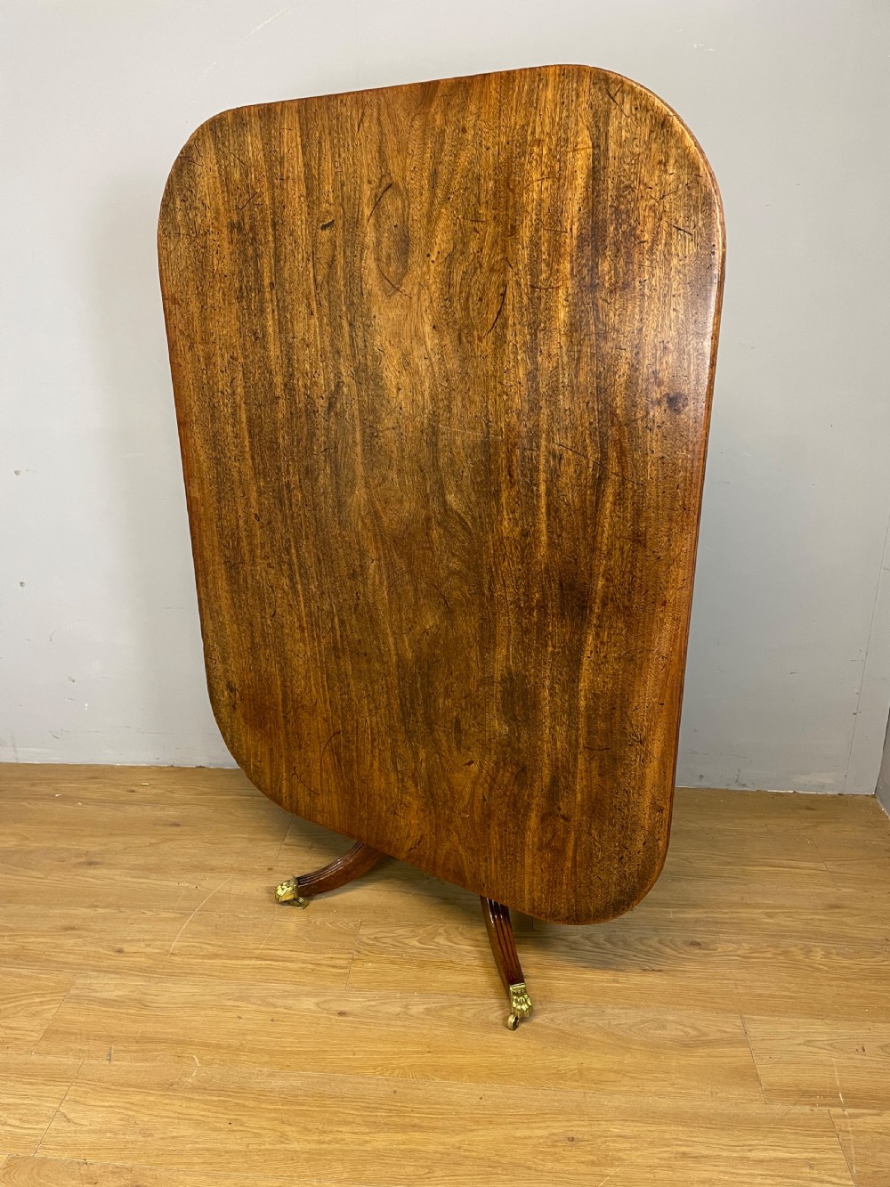 Regency  mahogany tilt top breakfast table  View V