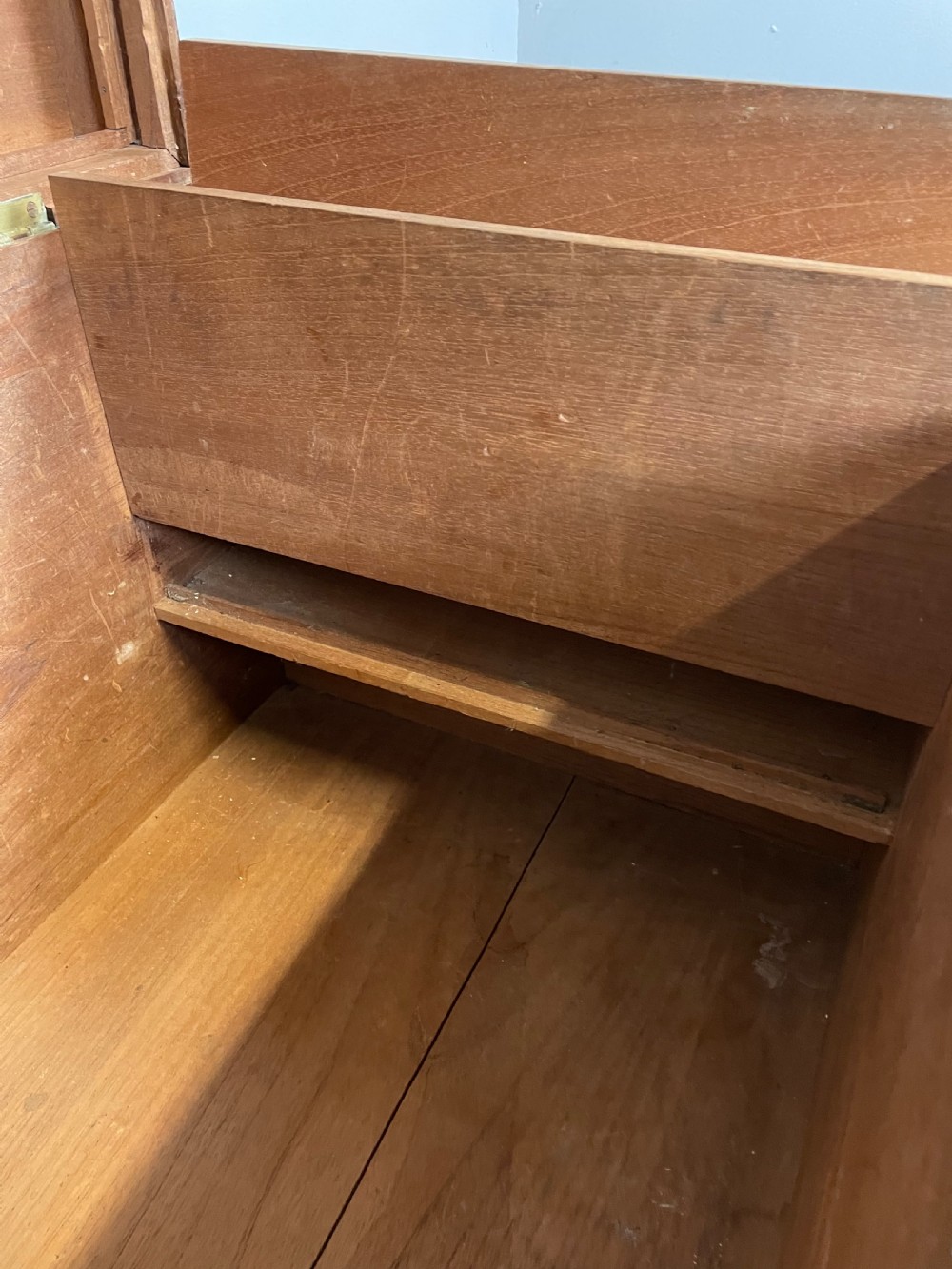 C19TH teak military style chest  View V