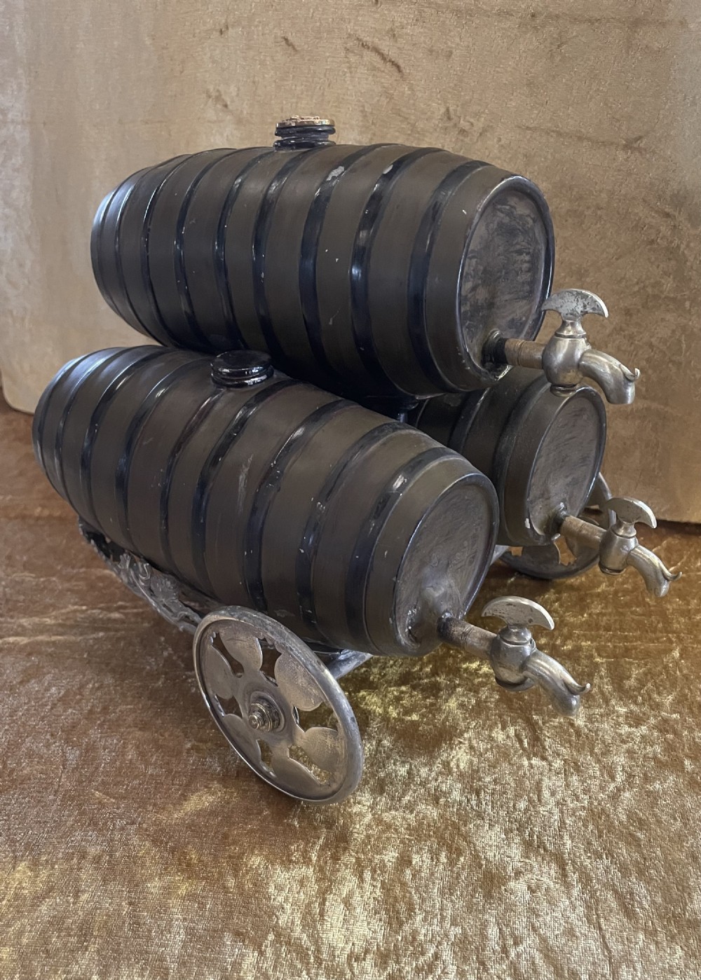 C19TH spirit wagon decanter 