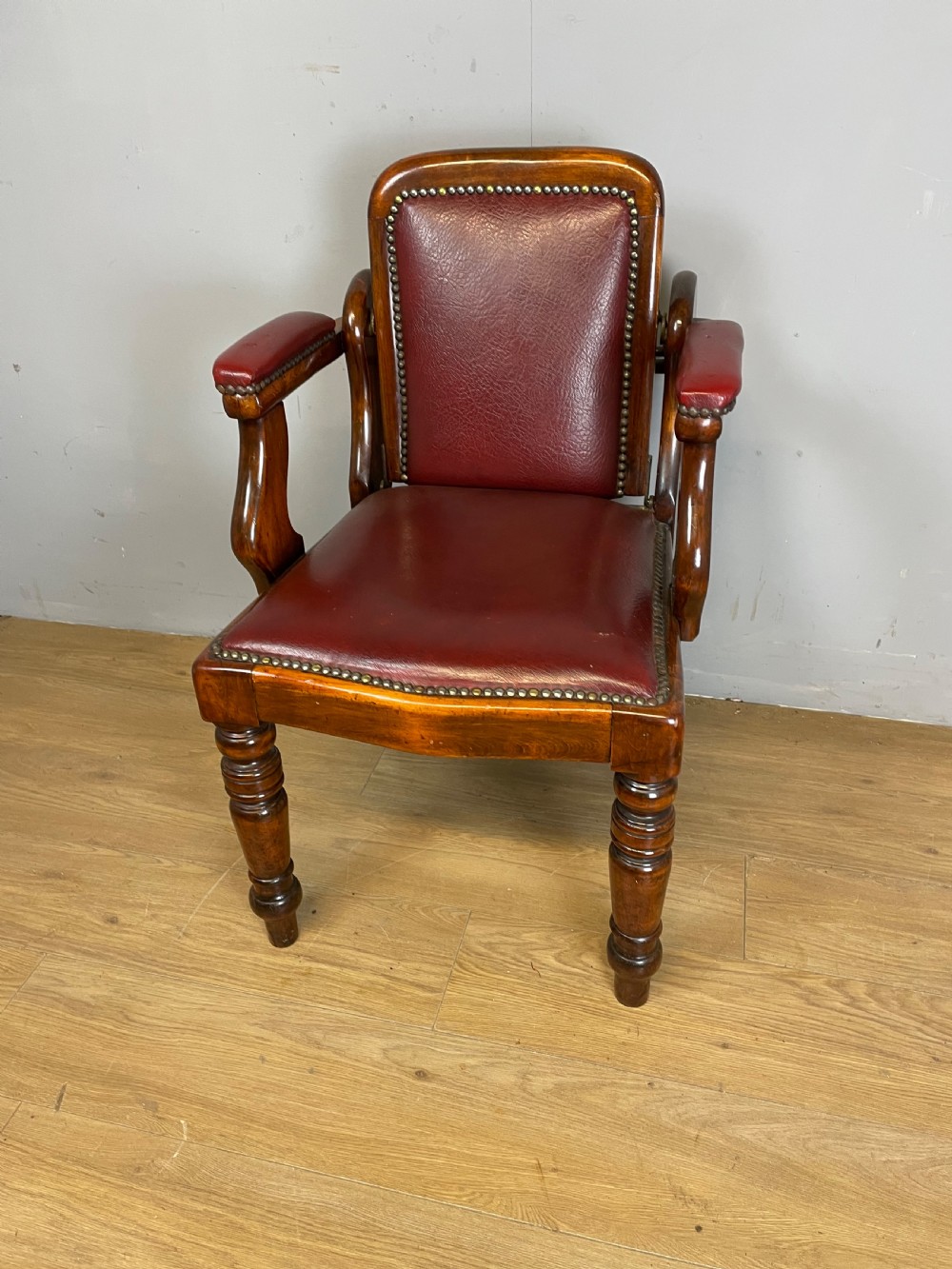 C19TH Barbers chair  by Claughton Leeds  View II