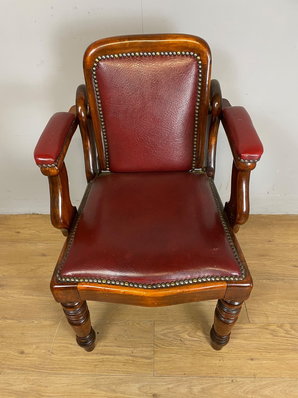 C19TH Barbers chair  by Claughton Leeds  View III