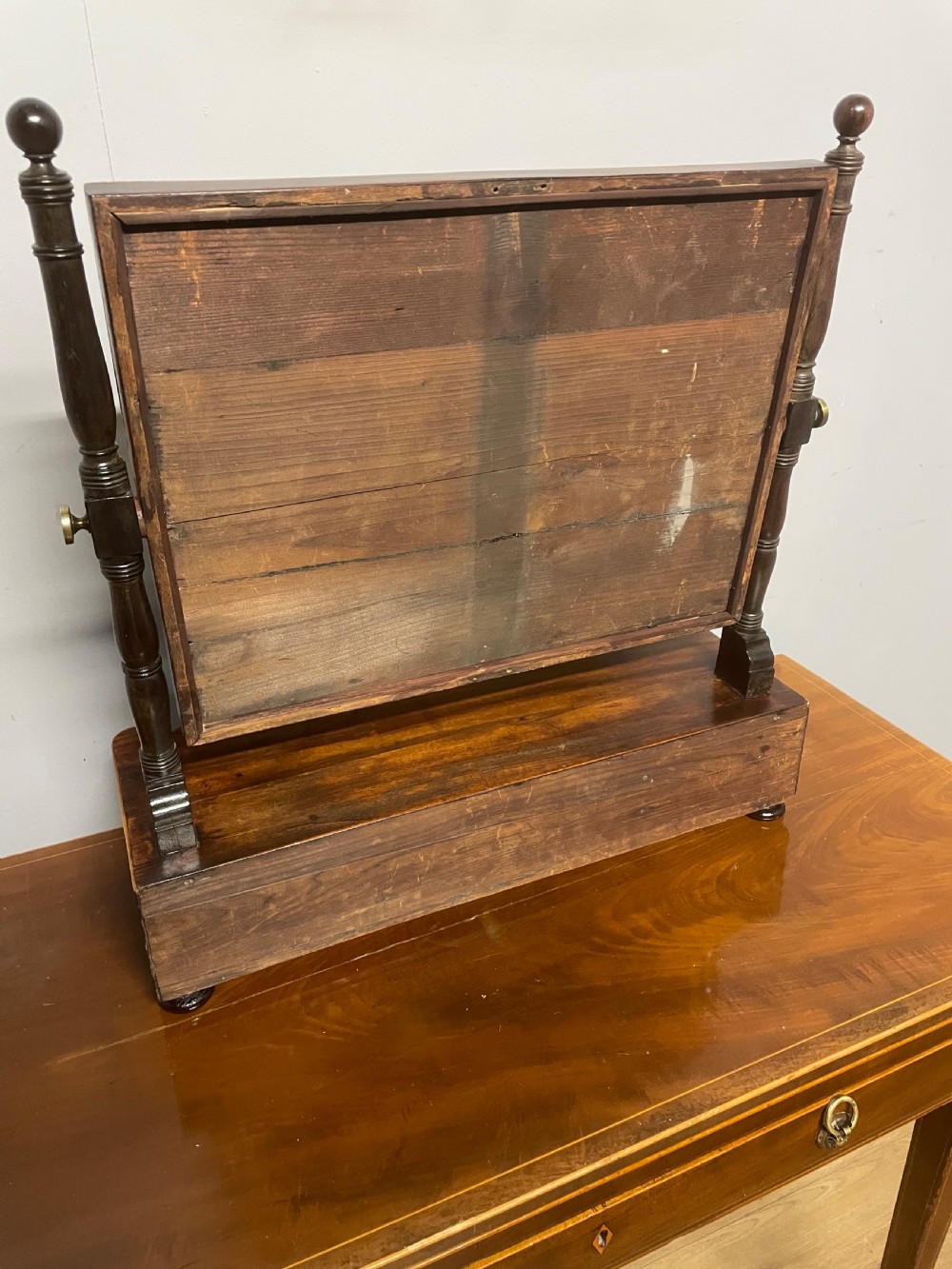 Georgian mahogany dressing mirror  View XIII