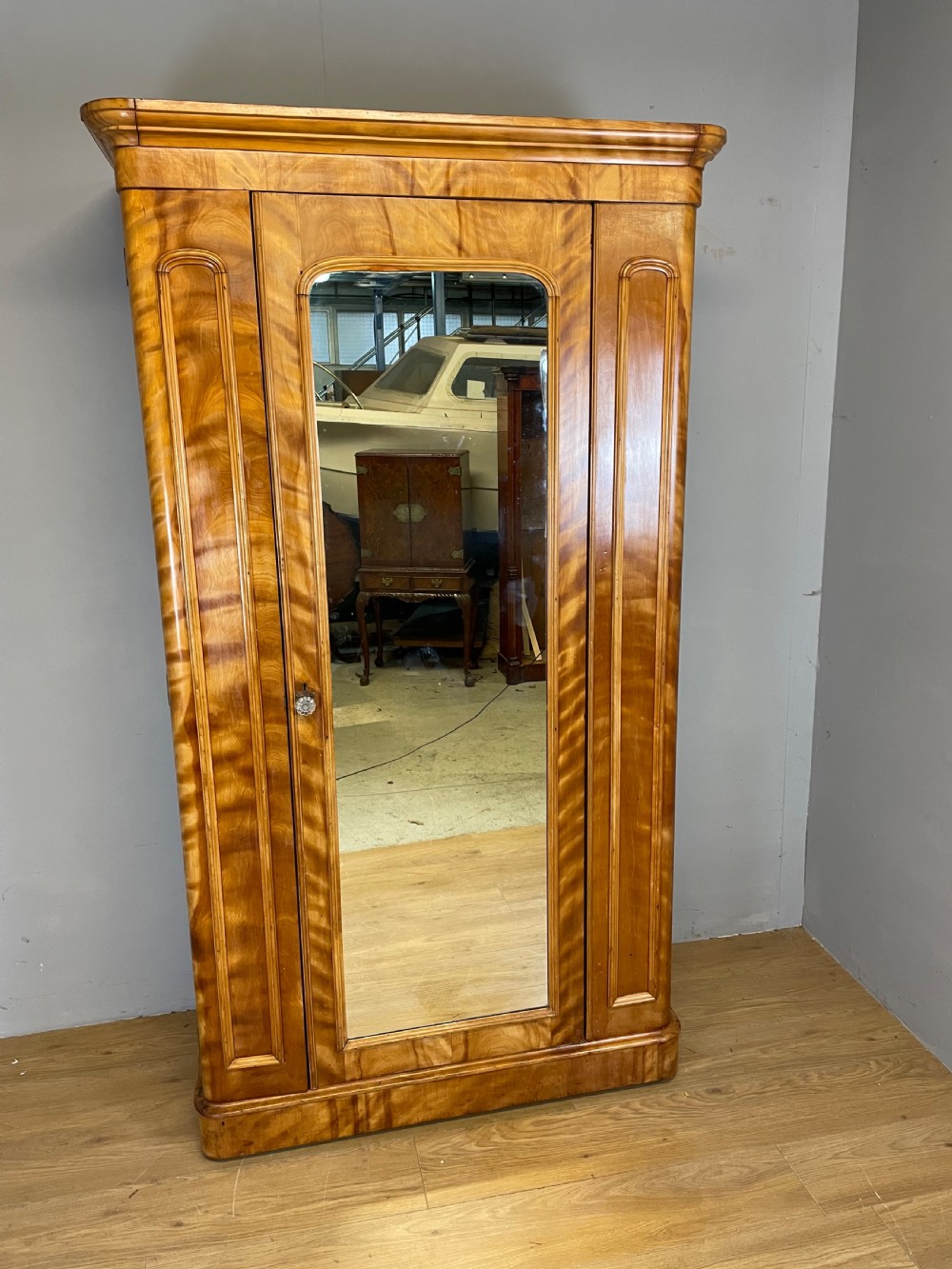 C19TH satin birch chest of drawers  View XIII