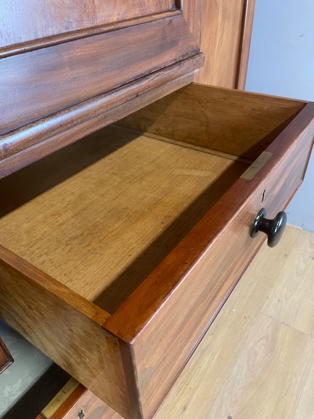 Georgian country house flame mahogany four door  wardrobe  View X
