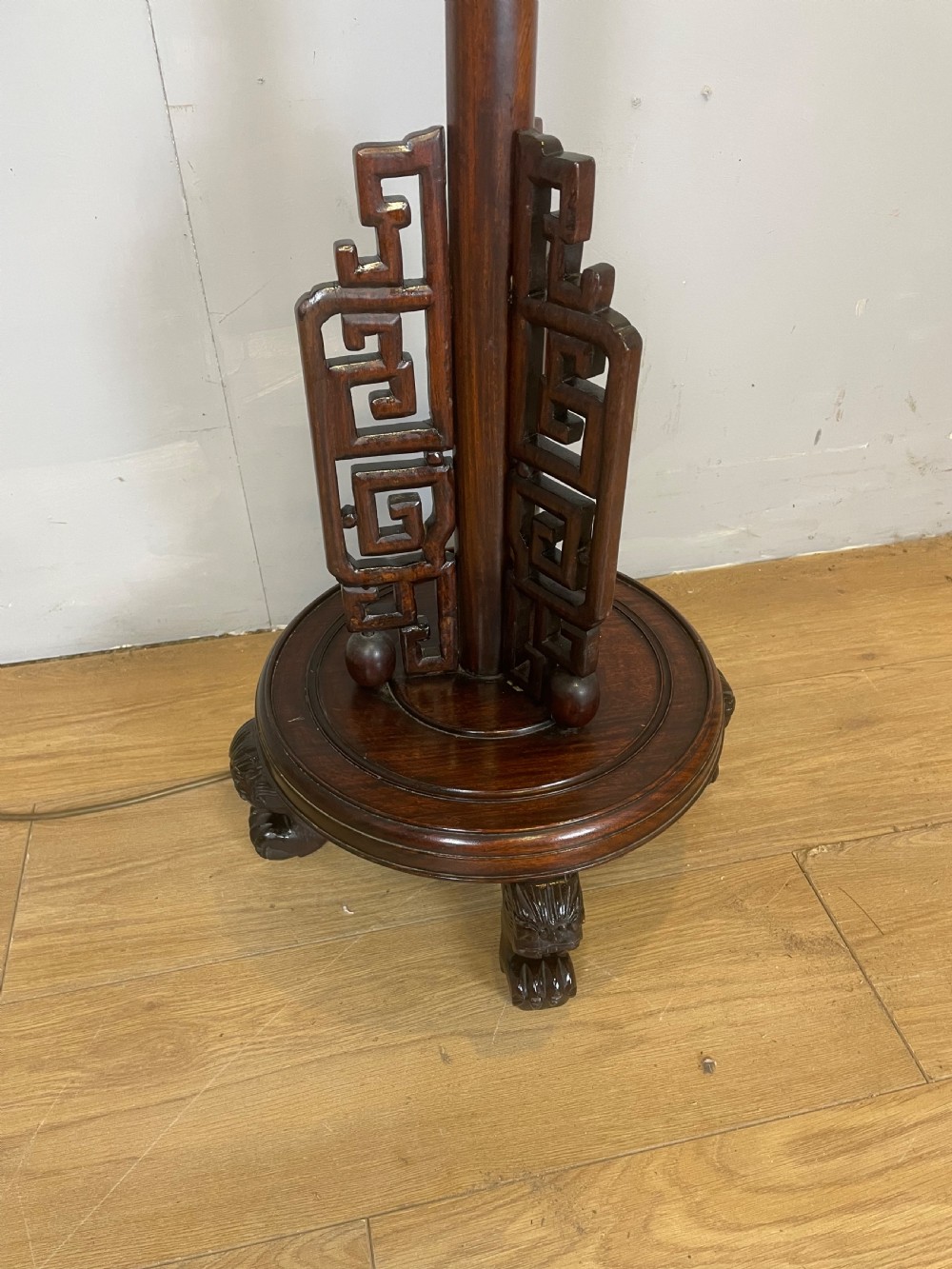 Chinese carved rosewood dragon light Great quality  View III