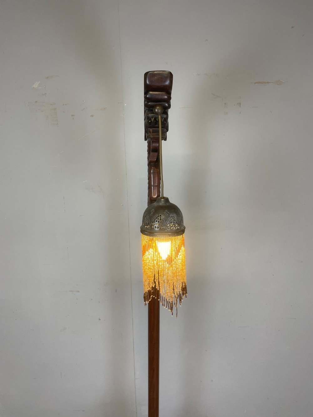 Chinese carved rosewood dragon light Great quality  View X