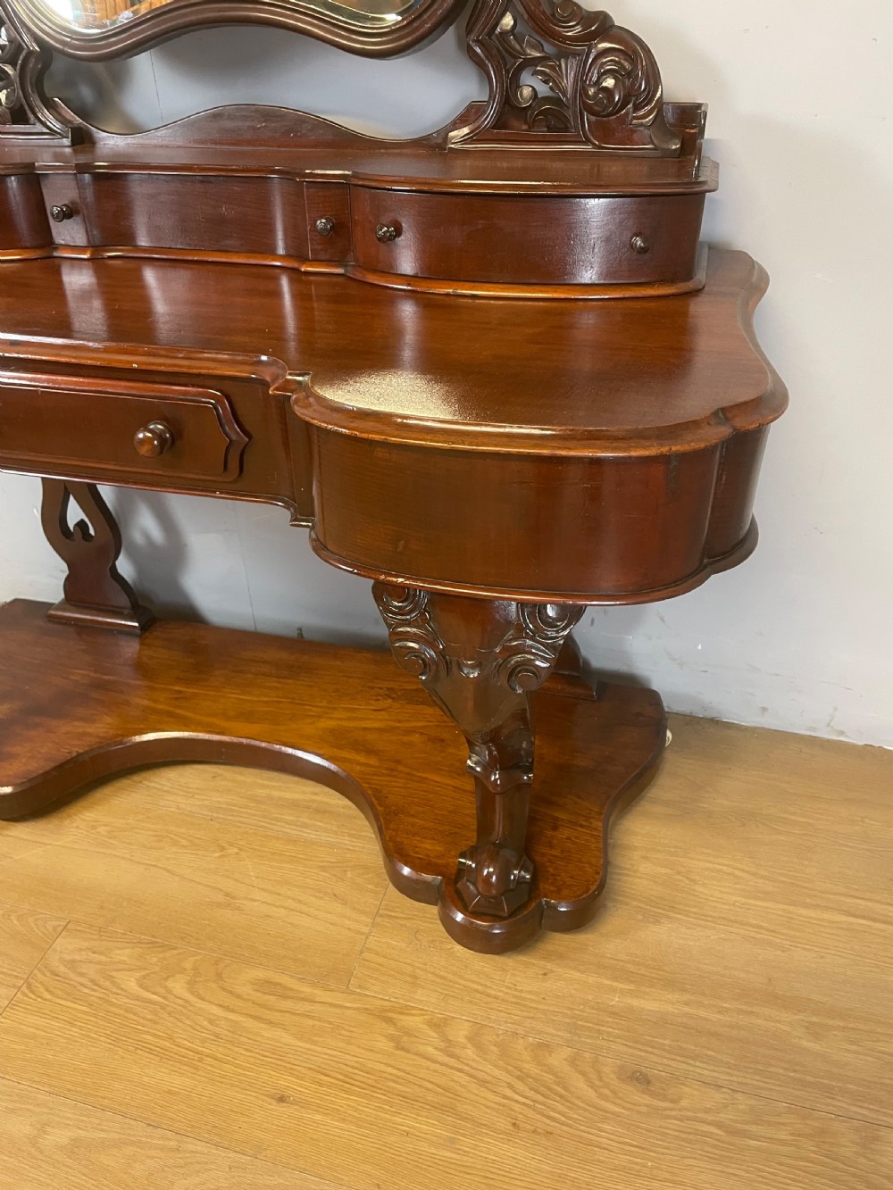 Victorian mahogany Duchesse dressing table  View II