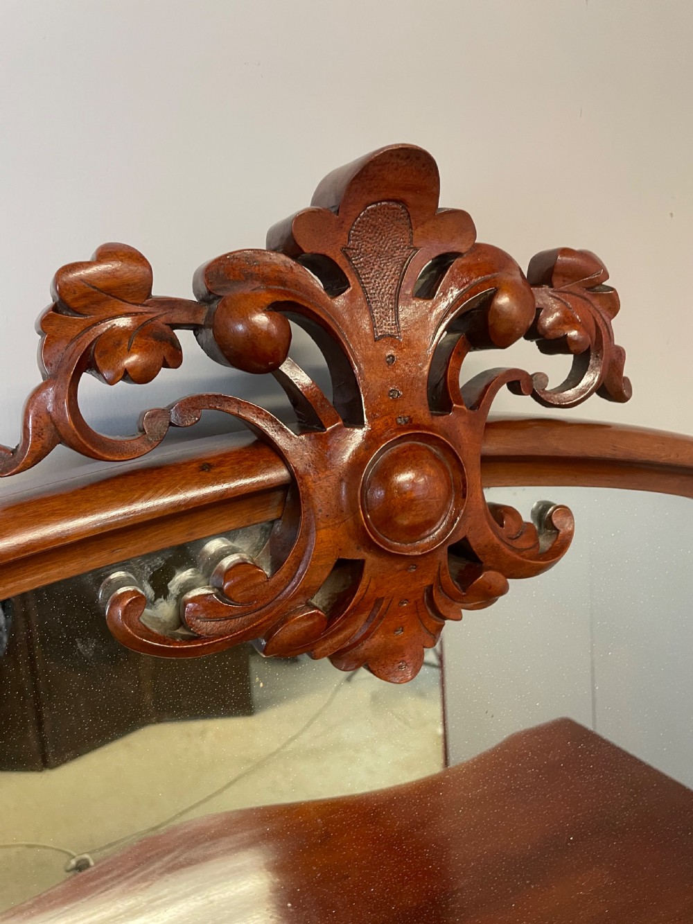 C19TH flame mahogany chiffonier  View XIX