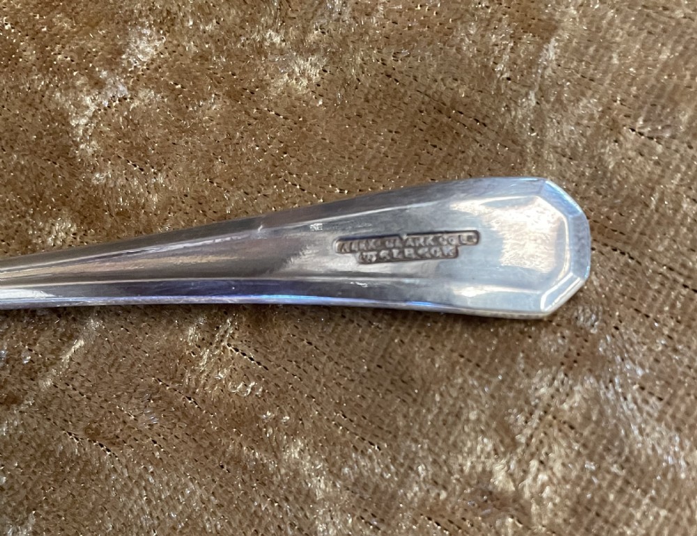 Art Deco eight setting canteen of cutlery by Alexander Clark  View VIII